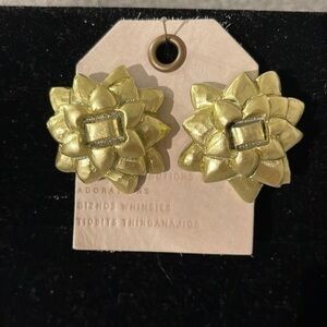 Anthropologie Sunshine Tienda Gift Stud Earrings. NWT
